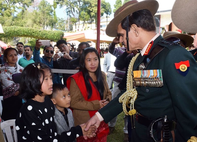 The Chief of Army Staff, General Dalbir Singh interacting with the ..