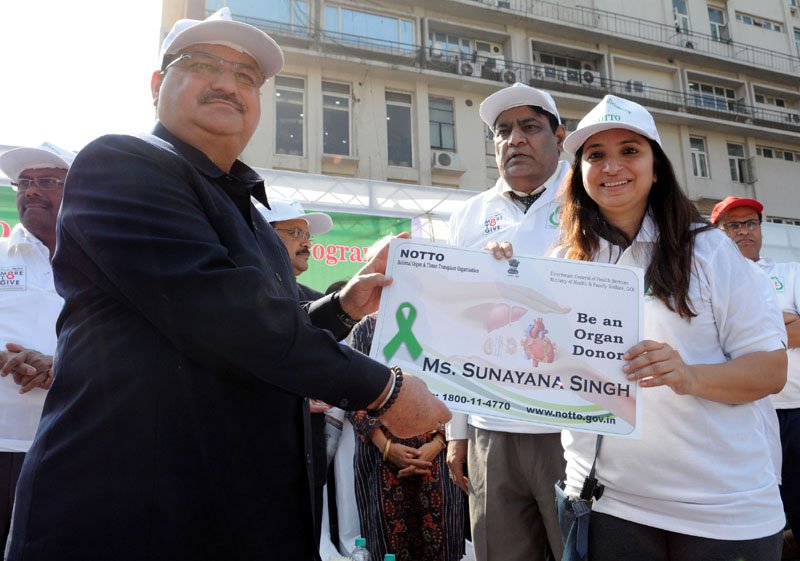 The Union Minister for Health & Family Welfare, Shri J.P. Nadda presenting ..