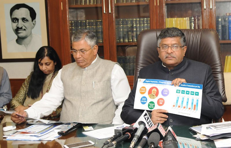 The Union Minister for Electronics & Information Technology and Law & Justice, ..