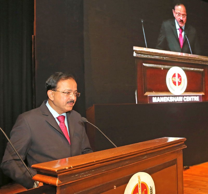 The Minister of State for Defence, Shri Subhash Ramrao Bhamre addressing..
