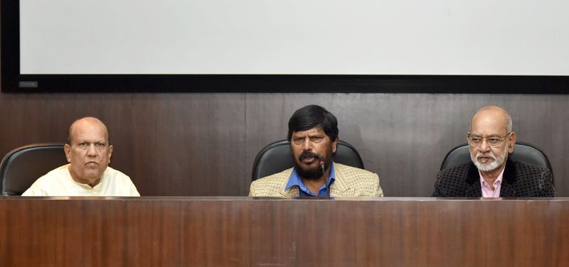 The Minister of State for Social Justice & Empowerment, Shri Ramdas Athawale..