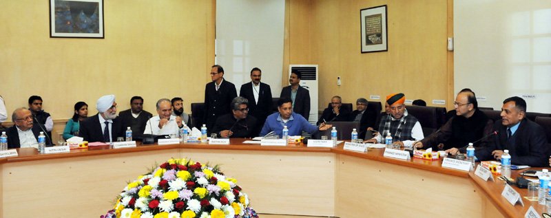 The Union Minister for Finance and Corporate Affairs, Shri Arun Jaitley chairing ..