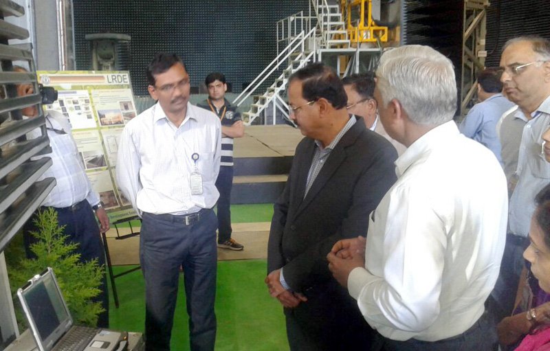 The Minister of State for Defence, Shri Subhash Ramrao Bhamre visiting the..