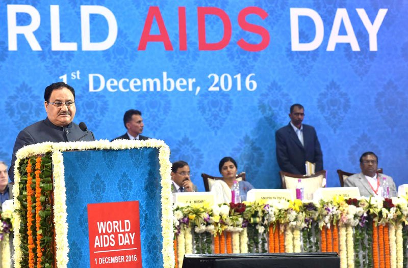 The Union Minister for Health & Family Welfare, Shri J.P. Nadda addressing..