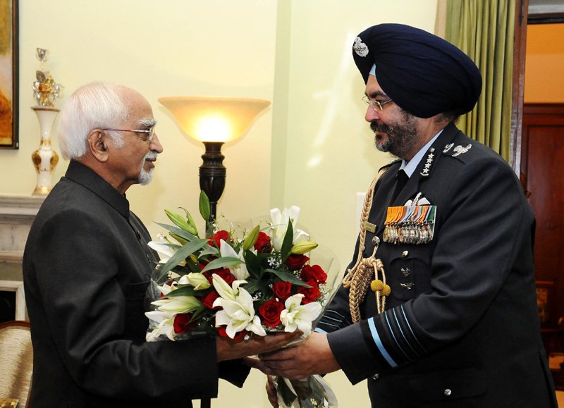 The Chief of the Air Staff, Air Chief Marshal B.S. Dhanoa calling on ..