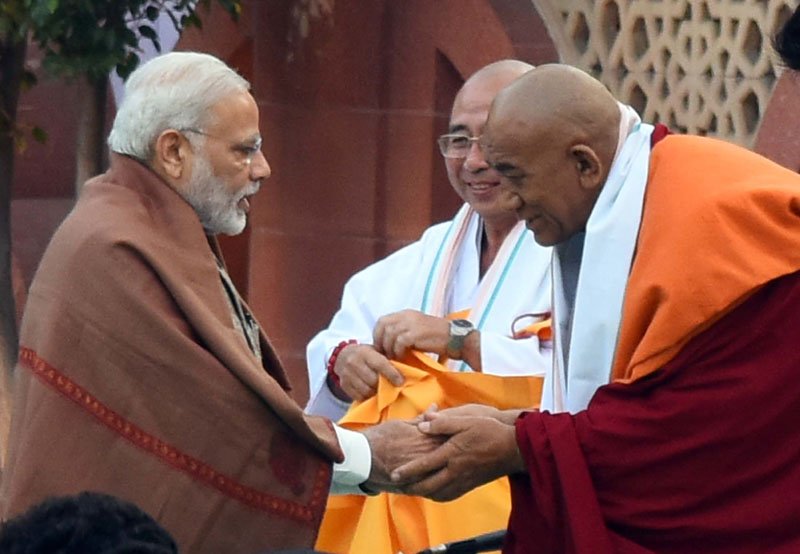 The Prime Minister, Shri Narendra Modi at Gandhi Smriti, on the..