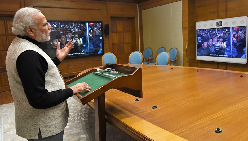 The Prime Minister, Shri Narendra Modi addressing the Ramayana ..