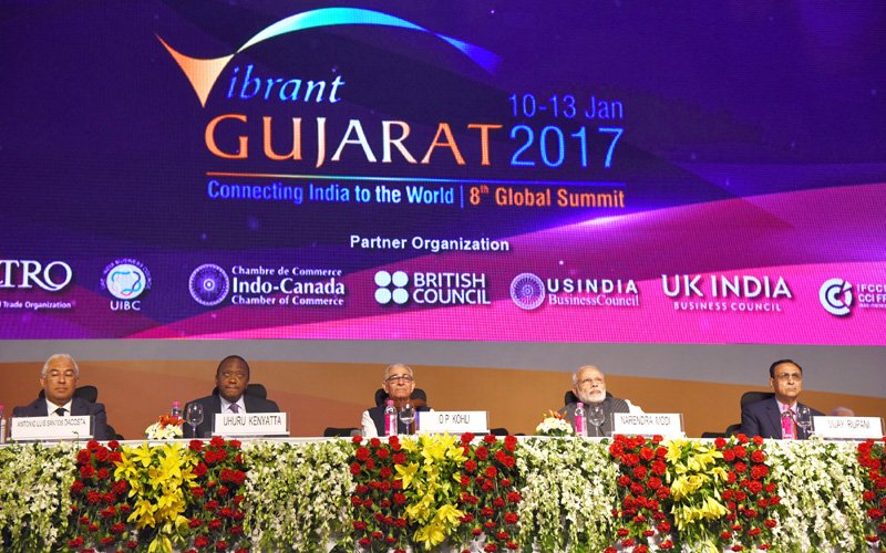 The Prime Minister, Shri Narendra Modi and other dignitaries at the..