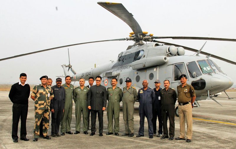 The Minister of State for Home Affairs, Shri Kiren Rijiju in a group photograph..