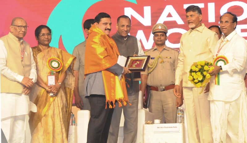 The Chief Minister of Andhra Pradesh, Shri N. Chandrababu Naidu ..