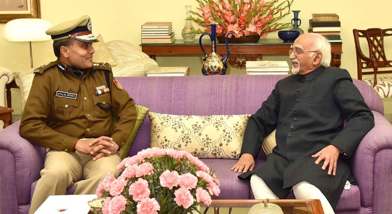 The Commissioner of Police, Delhi, Shri Amulya Kumar Patnaik calling on ..