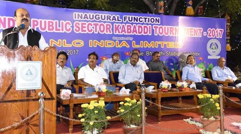 CMD NLC INAUGRATES ALL INDIA KABADDI TOURNAMENT