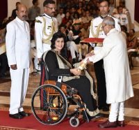 The President, Shri Pranab Mukherjee presenting the Padma Shri ..