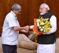 The Chief Minister of Goa, Shri Manohar Parrikar calls on the Prime..