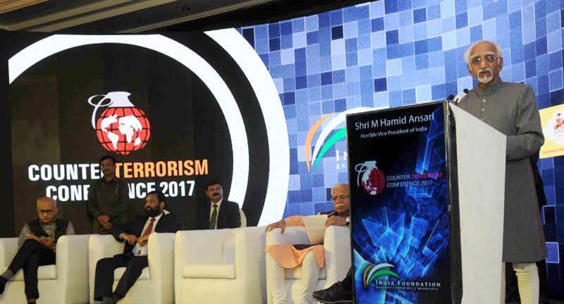 The Vice President, Shri M. Hamid Ansari addressing the inaugural session..