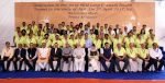The Prime Minister, Shri Narendra Modi with the construction team of the Chenani-Nashri Tunnel,..