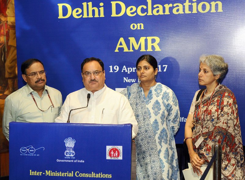 The Union Minister for Health & Family Welfare, Shri J.P. Nadda addressing at..
