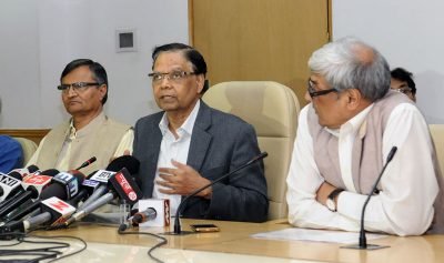 The Vice Chairman, NITI Aayog, Dr. Arvind Panagariya briefing ..