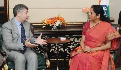 The Minister of State for Commerce & Industry (Independent Charge), Smt. Nirmala ..