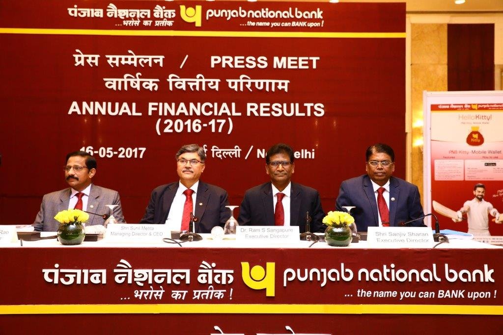 PNB’s Net Profit zooms to Rs.1325 Cr. for FY 2016-17