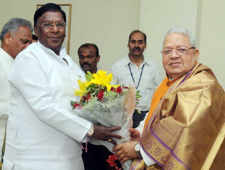 The Chief Minister of Puducherry, Shri V. Narayanasamy..