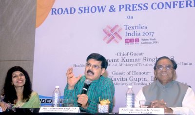 ANANT KUMAR SINGH IAS ADDRESS AT INAUGURATION OF  ROAD SHOW ON TEXTILE INDIA 2017