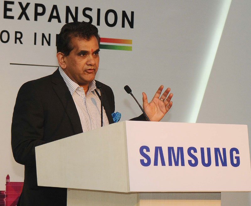 AMITABH KANT ADDRESSES ON THE OCCASSION OF SAMSUNG PLANT MEGA EXPANSION
