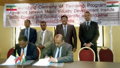 CSIR AND MIDI ETHOPIA SIGNS AGRREMENT