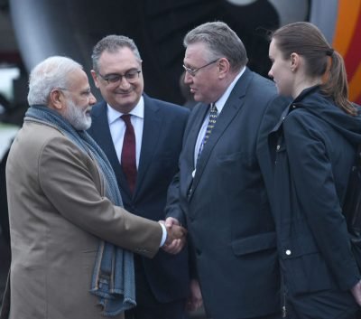 PRIME MINISTER NARENDRA MODI VISITS RUSSIA