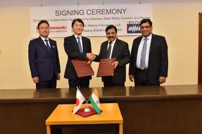 BHEL signs Technology Collaboration Agreement with Kawasaki Heavy Industries Ltd