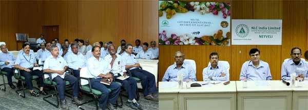 GST MEET ORGANIZED AT NLCIL