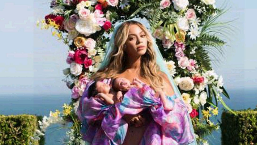 ONE MONTH AFTER BIRTH ‘BEYONCE’ SHARES FIRST PICTURE OF TWINS RUMI AND SIR CARTER
