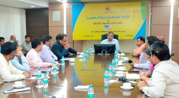 GAIL CMD LAUNCHES START-UP INITIATIVE – “PANKH”
