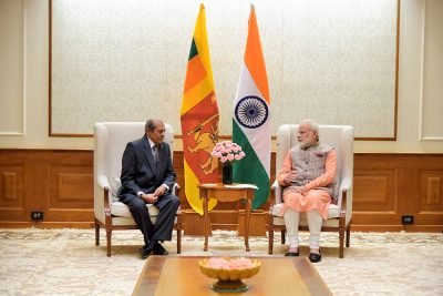 FOREIGN MINISTER OF SRI LANKA TILAK MARAPANA MEETS PM