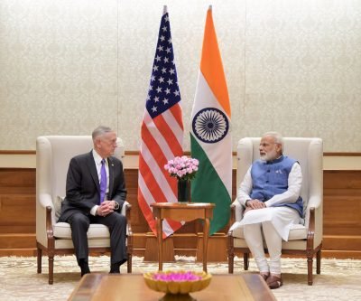 PM MEET US DEFENCE SECRETARY JIM MATTIS