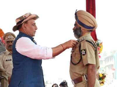 PRESIDENT POLICE MEDAL FOR DISTINGUISHED SERVICES CONFERRED