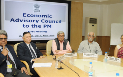 1st Meeting of Economic Advisory Council to the PM begins at NITI Aayog in New Delhi