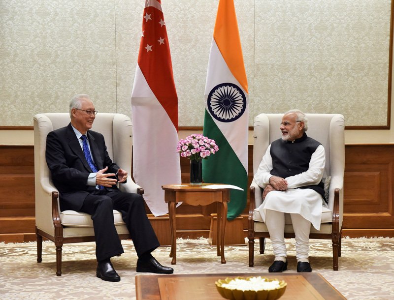 Mr. Goh Chok Tong, Emeritus Senior Minister of Singapore calls on PM