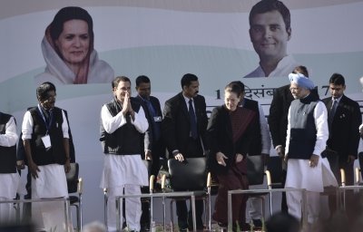 RAHUL TAKES OVER AS PRESIDENT OF AICC ,ACCUSES PM OF TAKING INDIA BACKWARDS TO A MEDIEVAL PAST