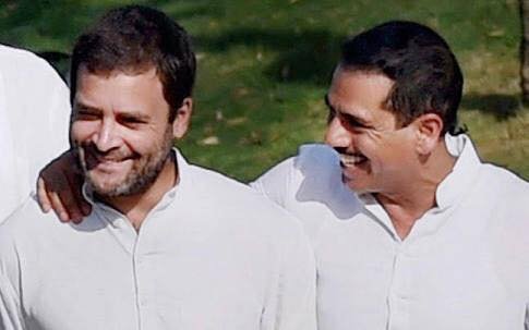 ROBERT VADRA WISHES RAHUL GANDHI ALL THE BEST
