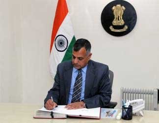 NEWLY APPOINTED ELECTION COMMISSIONER OF INDIA IAS ASHOK LAVASA ASSUME CHARGE