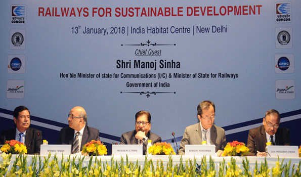 National Rail Transport Seminar on the theme “Railways for Sustainable Development” held in New Delhi.