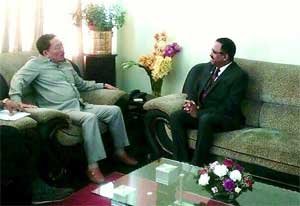 NHPC CMD MEET CHIEF MINISTER OF SIKKIM