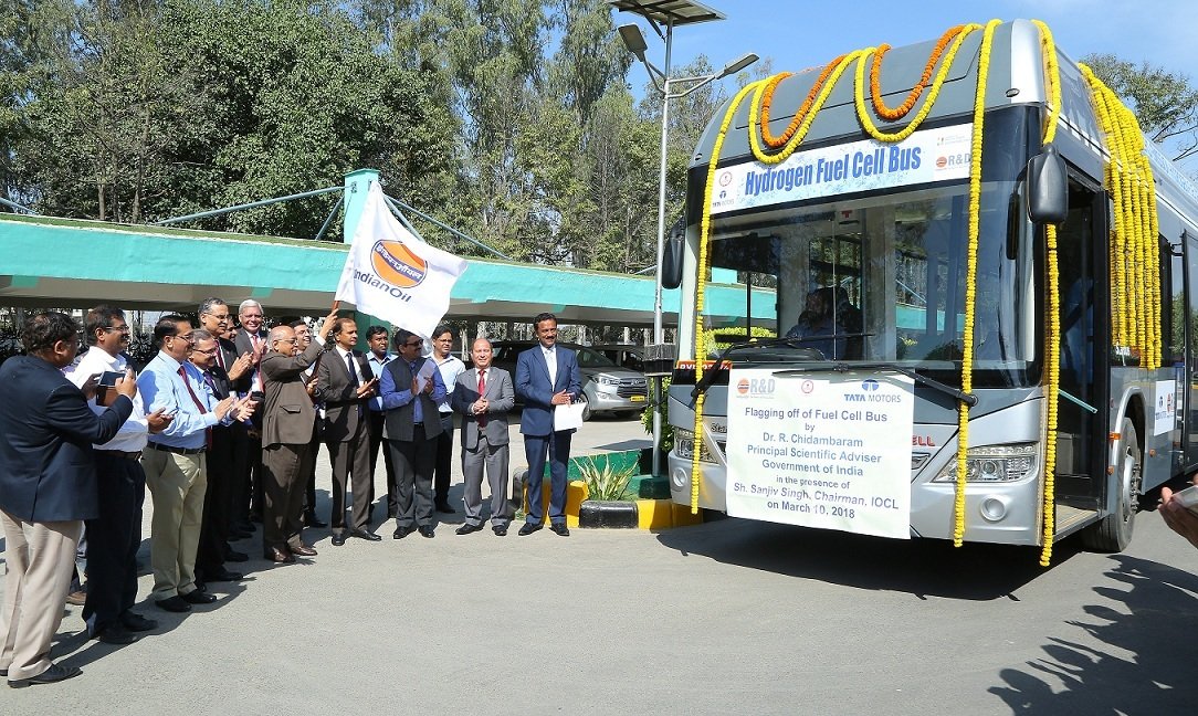 INDIA’S FIRST HYDROGEN FUEL CELL BUS DEMONSTRATION TRIAL HELD