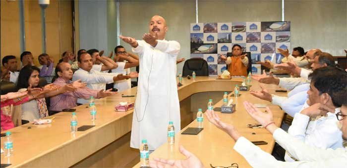 NBCC ORGANIZE ‘CORPORATE YOGA AND MEDITATION’