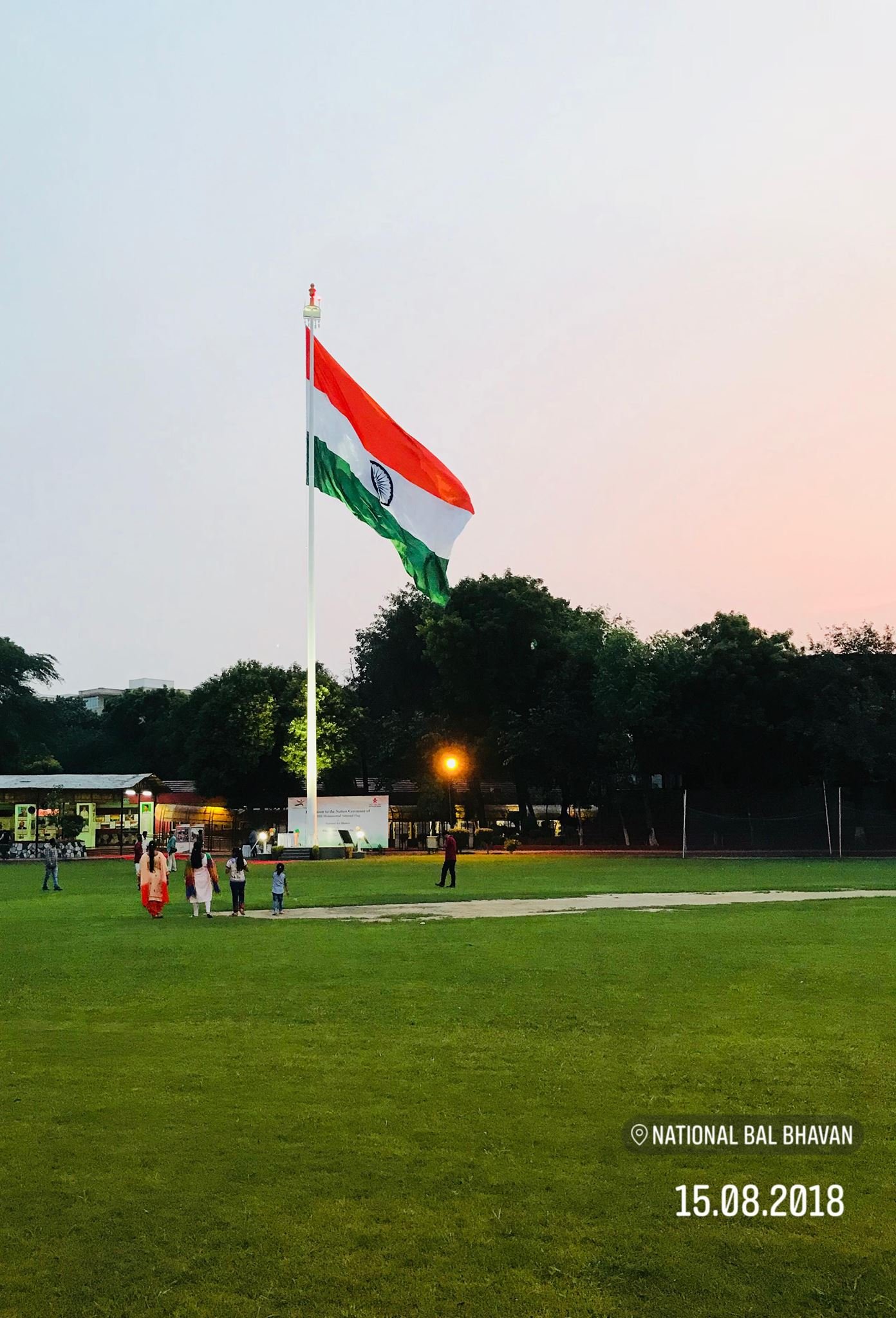 National Bal Bhavan Campus gets its first 105 feet Monumental Flag