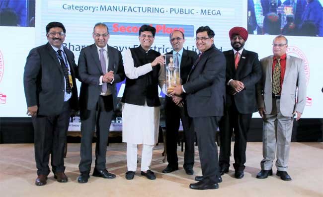 BHEL wins ICAI National Award for Excellence in Cost Management