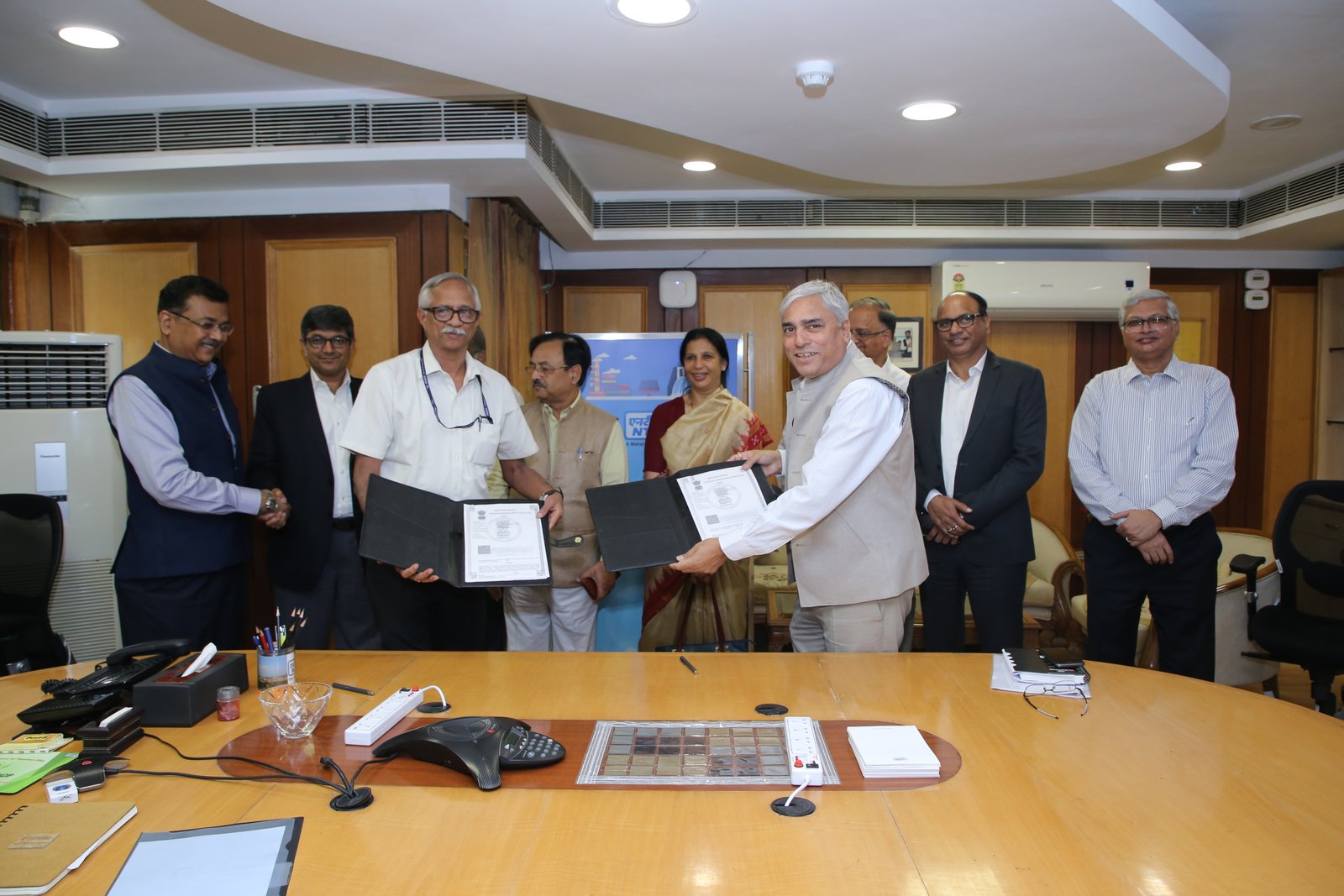 Memorandum of Agreement between NTPC and IRCTC  for packaged drinking water