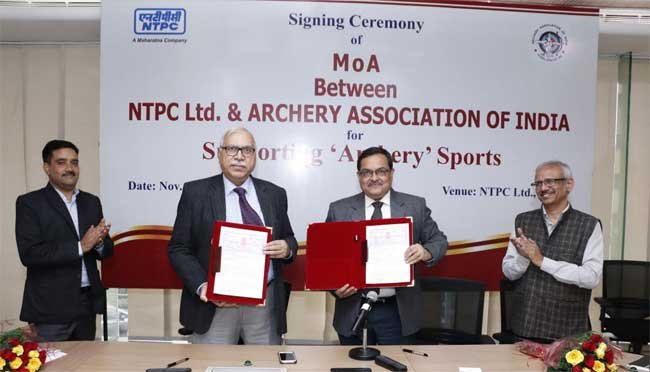 NTPC LIMITED AND ARCHERY ASSOCIATION OF INDIA PARTNERS TO NURTURE HIDDEN TALENTS IN ARCHERY