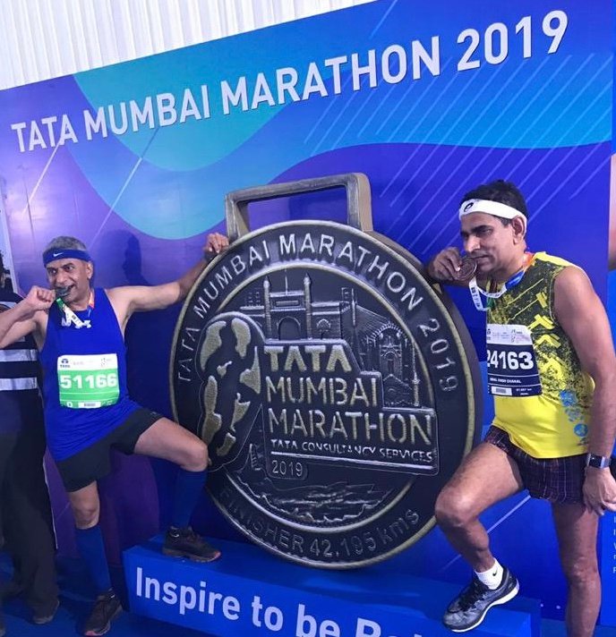 Iqbal Singh Chahal IAS, successfully completed his sixteen edition of Tata Mumbai Half Marathon 2019